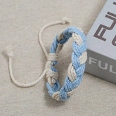 NEW SIMPLE COLORFUL HEMP ROPE COUPLE BRACELET_CWMM4531