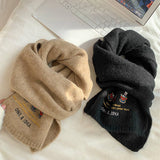 BEAR WOOL SCARF SOFT KNITTED WINTER NECK SCARF_CWASC1505