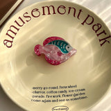 Pink Dolphin Acetate Hair Clip?Ocean Style & Cute_Cwaha5723?