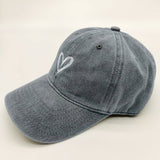 SPRING SUMMER WASH HEART BASEBALL CAP SUN HAT CWAH0012