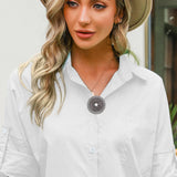 NEW COLLAR CLIP RETRO FLOWER CARDIGAN SHAWL CLIP_CWMM2203