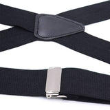 ADJUSTABLE ELASTIC 4 CLIP X TYPE SUSPENDER CLIP_CWMM1111