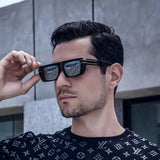 PERSONALIZED SMALL SQUARE FRAME SUNGLASSES_CWASG0694