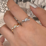 FASHIONABLE AND HIGH END SIMPLE ZIRCON OPEN RING_CWAJE3094
