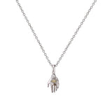 FASHION EVIL EYE PENDANT PALM EYE ZIRCON NECKLACE_CWMM5548