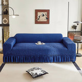 PUCKERED SKIRT SOFA COVER THICK STRETCHY_CWMM8321