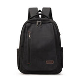 SIMPLE VERSATILE CANVAS BACKPACK LAPTOP BAG_CWAB2201