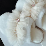 CUTE PRINCESS HOME COTTON SLIPPERS FOR WOMEN_CWMM2956