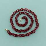 47 OVAL 0 67 0 98 ACRYLIC CHAIN BAG STRAP_CWMM5099