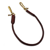 HAND WOVEN VINTAGE LEATHER TROUSER CHAIN_CWMM4825