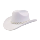MEN WOMEN ETHNIC WOOL COWBOY FEDORA JAZZ HAT_CWAH04454