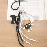 CUTE MINI COAL BALL PVC KEYCHAIN CHARM_CWMM7735