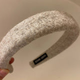 SOLID COLOR WOOL HEADBAND HAIRPIN HEADDRESS_CWAHA4027