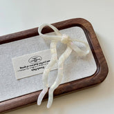 Elegant Bow U-Shaped Hair Stick Sweet Bun Pin