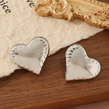 GOLDEN HEART 18K GOLD STAINLESS STEEL EARRINGS_CWMM3614