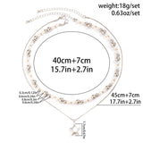 BEADED NECKLACE WITH STAR SHAPED PENDANT TASSELS_CWAJE1158