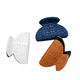 MINI WOVEN FAUX LEATHER TRIBAL HAIR CLAW_CWAHA6381