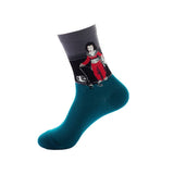 AUTUMN AND WINTER OIL PAINTING SOCKS_CWMS1003