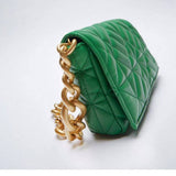 POPULAR THICK CHAIN CROSSBODY SHOULDER DIAMOND BAG_CWAB3422