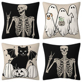Halloween Day Of The Dead Skull Pillowcase_Cwmm1346