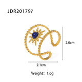 DOUBLE ROW INLAY NON FADING RING_CWAJE1388