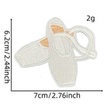 CUTE SOLID COLOR CARTOON BOW EMBROIDERED PATCH_CWMM4027