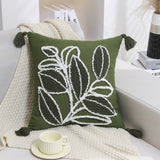 BOHO TUFTED EMBROIDERED PILLOW COVER FOR SOFA BED_CWMM7696