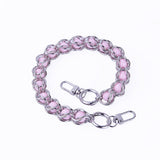 15 75IN METAL BEAD ACRYLIC BEAD HANDBAG STRAP_CWMM5117