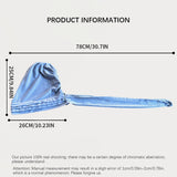 SOLID COLOR CRYSTAL HEMP LONG TAIL HEADSCARF_CWASC2442