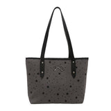 POLKA DOT BLACK BOW UNDERARM TOTE_CWAB3316
