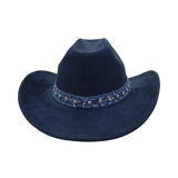 Unisex Suede Cowboy Hat Vintage Ethnic Style_Cwah04502