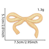 NEW BABY COLORFUL BOW EMBROIDERED PATCH_CWMM4023