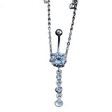 CZ TASSEL ADJUSTABLE WAIST CHAIN BODY JEWELRY_CWMM9383
