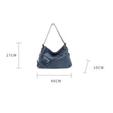 2024 NEW RETRO DENIM COMMUTER TOTE BAG_CWAB3265