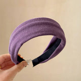 Short Plush Wide Headband Winter Hair Hoop_Cwaha07967