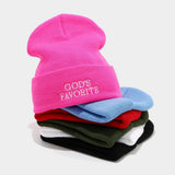 Outdoor Letter Knit Beanie Women Street Style_Cwah04662