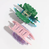 ELEGANT RHINESTONE LOTUS FLOWER HAIR CLAW CASUAL_CWAHA2203