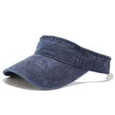 Washed Cotton Visor Hat Street Style Sun Cap_Cwah3306
