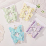 CUTE CARTOON GLITTER BOW HAIR CLIP SET_CWAHA6730
