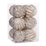 8/12Cm Painted Foam Xmas Ball Ornament Set_Cwmm9964
