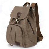 BACK TO SCHOOL CANVAS BACKPACK LAPTOP COMPARTMENT_CWAB2212