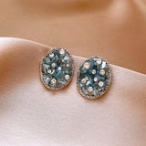 OVAL TEMPERAMENT TREND EXQUISITE EARRINGS_CWAJE2334