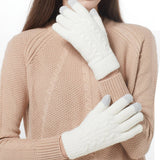 Winter Women'S Touch Screen Knitted Gloves_Cwag0375