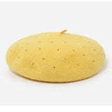 AUTUMN AND WINTER SIMPLE HOT DIAMOND COLORED BERET_CWAH1936