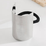 MINIMALIST KOREAN METAL HAIR TIE TEXTURED SHINE_CWAHA6248