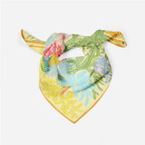 20 9 SILKY SATIN SQUARE SCARF SWEET CREAM STYLE_CWASC0642