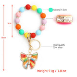 FASHION BRACELET BUTTERFLY PENDANT KEYCHAIN_CWMM1306