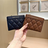 Minimalist Quilted Bifold Wallet With Card Slots_Cwab06231