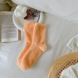 NEW AUTUMN AND WINTER CANDY COLOR THICK SOCKS_CWMS0869