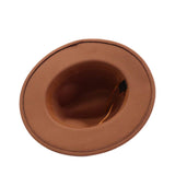 Unisex Vintage Wool Fedorahat British Ethnic Style_Cwah04390